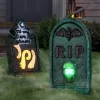 20" Textured RIP Tombstone Lit Halloween Decorative Prop Dark Green - Hyde And EEK! Boutique™ -Target GUEST 987f408f 33c5 47ae a54a 57a884f81bf1