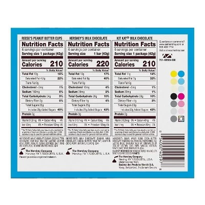 Hershey's 12/24 Pack Kit Kat, Reese's Peanut Butter Cup, Hershey's Milk Chocolate Full Size Individually Wrapped Candy Bars Bulk Assortment 6 Hershey's 12/24 Pack Kit Kat, Reese's Peanut Butter Cup, Hershey's Milk Chocolate Full Size Individually Wrapped Candy Bars Bulk Assortment - Image 4