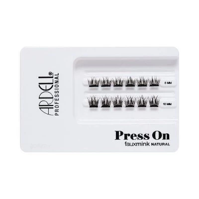Ardell Press-On False Mini Faux Mink Natural False Eyelash - 12pc 4 Ardell Press-On False Mini Faux Mink Natural False Eyelash - 12pc - Image 2