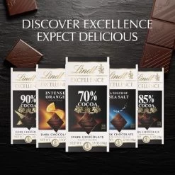 Lindt 4/6/12 Bars, Excellence 85% Cocoa Dark Chocolate 3.5oz Full Size Candy Bar -Target GUEST 9a5af5c6 46a5 41ce a246 4250163a65e7