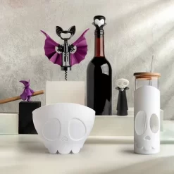 Ototo 17 Fl Oz Bonesy Glass Tumbler With Lid And Straw, Silicone, Glass, And Bamboo White -Target GUEST 9b297340 6b11 49cf baed a9f1f3503adb