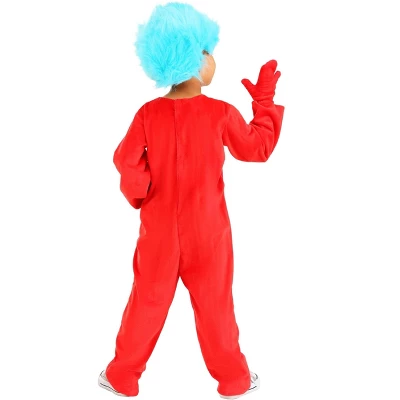 HalloweenCostumes.com Kids Dr. Seuss Thing 1 & Thing 2 Deluxe Halloween Costume For Toddlers 7 HalloweenCostumes.com Kids Dr. Seuss Thing 1 & Thing 2 Deluxe Halloween Costume For Toddlers - Image 5