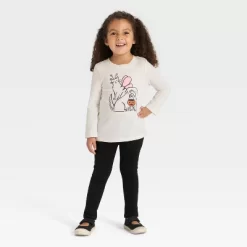 Toddler Girls' Long Sleeve Halloween Graphic T-Shirt - Cat & Jack™ Cream -Target GUEST 9c725e93 9c05 4609 8ab6 b3f37fc5d13a