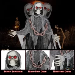 Costway 6.4 FT Standing Grim Reaper Halloween Animatronic Decoration With Light Up Eyes -Target GUEST 9d634022 f5b7 45c5 93f1 d80b9a84dcd0