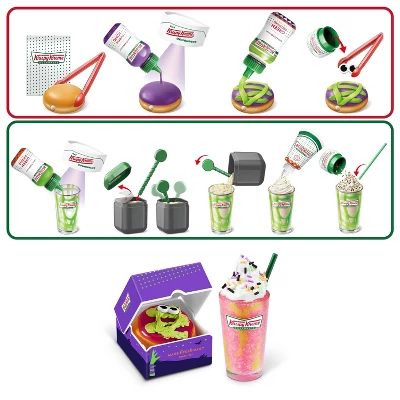 Mini Brands Krispy Kreme Create Halloween Series 1: Collectible Plastic Figure Toy 5 Mini Brands Krispy Kreme Create Halloween Series 1: Collectible Plastic Figure Toy - Image 3