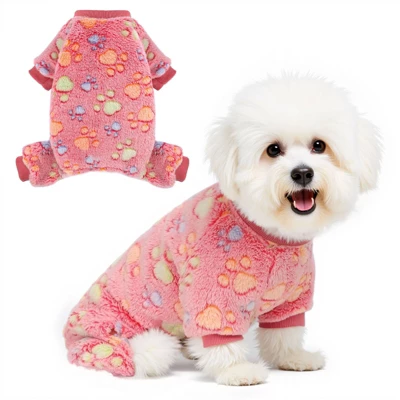 Paaaawaters Dog Fuzzy Velvet Pajamas, Dog Winter Clothes For Small Dogs Boy Girl, Pet Jumpsuit, Doggy Apparel 10 Paaaawaters Dog Fuzzy Velvet Pajamas, Dog Winter Clothes For Small Dogs Boy Girl, Pet Jumpsuit, Doggy Apparel - Image 8