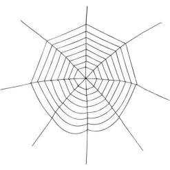 Rhode Island Novelty Halloween Party Decorations Huge Chenille Spider Web