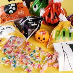 Joyfy 108 PCS Mini Halloween Drawstring Candy Bag, Party Favors Supplies, Goodie Trick Or Treat Bag With 9 Character Designs For Kids Classroom Gifts -Target GUEST a0f9c420 70f4 4518 88c2 0a22ce9b25bd