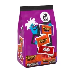 HERSHEY'S Kit Kat Assorted Halloween Candy Snack Size - 32.65oz/60pc