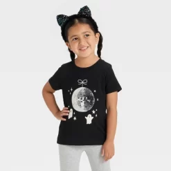Toddler Girls' Short Sleeve Halloween Graphic T-Shirt - Cat & Jack™ Black -Target GUEST a34164c3 5ce2 4cc4 8b06 86b04dad4070