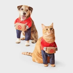Target Team Member Jeans Dog And Cat Frontal Costume - Boots & Barkley™ Red -Target GUEST a348d1d6 710a 4224 826d 61f7e2acc7e7