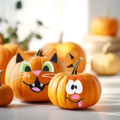 Joyfy 16 Packs Halloween Foam Craft Kit Pumpkin Decor Stickers, Halloween Party Favors School Games Gifts For Kids, Arts Activities Party Supplies -Target GUEST a404bcae 3d57 4c06 b07c 3077514ed7db