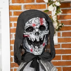 74" Life Size Outdoor Halloween Decorations Skeleton Witch, Animated Prop Animatronic Decor With Sound And Motion Activated, Light Up Eyes And Chest -Target GUEST a44b20fe 791b 48e0 baf2 27facb8c7eb0