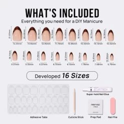 BTArtbox Press-On Nails - Tortoise Shell -S Almond - 32ct -Target GUEST a5219fd0 2302 453a 8fb0 e46fc3a5c282