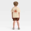 Toddler Boys' Short Sleeve Pumpkin Spice French Terry T-Shirt And Shorts Set - Cat & Jack™ Khaki -Target GUEST a52b7e9a aa5e 461e 9822 2ee059526a84