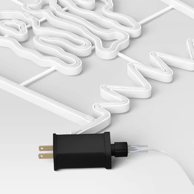 LED Tombstone "RIP" Flashing Neon Sign With Frame Halloween Silhouette Lights White/Orange/Green/Blue - Hyde And EEK! Boutique™ 5 LED Tombstone "RIP" Flashing Neon Sign With Frame Halloween Silhouette Lights White/Orange/Green/Blue - Hyde And EEK! Boutique™ - Image 3