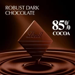 Lindt 4/6/12 Bars, Excellence 85% Cocoa Dark Chocolate 3.5oz Full Size Candy Bar