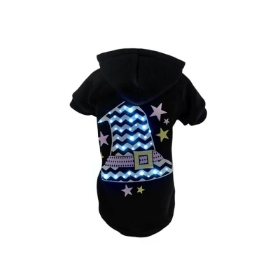 Pet Life LED Magical Hat Hooded Dog Costume Sweater With Included Batteries 10 Pet Life LED Magical Hat Hooded Dog Costume Sweater With Included Batteries - Image 8