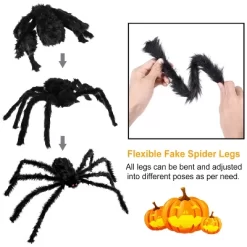 Halloween Decorations Spider Outdoor 59inch Halloween Spider Hairy Poseable Scary Spider Outdoor Yard Creepy Decor Spider Stretch Cobweb -Target GUEST ac3ea4e7 9146 4c14 a757 dba28884ebd2