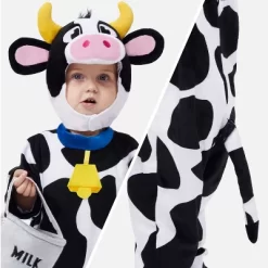 Joyfy Toddler's Halloween Costume Cow Pajamas Costume For Halloween Dress Up Party -Target GUEST ac9f0623 ce21 4757 87e1 ac27fdfe7784