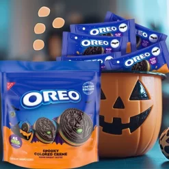 Oreo Halloween Green And Orange Creme Chocolate Sandwich Cookies - 22.95oz/45ct -Target GUEST ad9426fc a4bc 4354 a203 8987af6df7ca