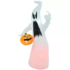 LOVSON 5.9-foot Halloween Inflatable Outdoor Decoration (ghost And Pumpkin) With LED Lighting, Suitable For Lawns And Holidays, Waterproof,White -Target GUEST af3ffe09 352c 4f8d b6fa 43c378e4d455