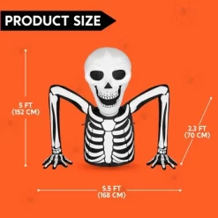 Joyfy 5.5 FT Halloween Inflatables Outdoor Decorations, Inflatable Skeleton Ground Breaker With LEDs For Halloween Party Yard Garden Lawn Decorations -Target GUEST af737179 21ac 46f0 b2b8 ef5af0bc99ed