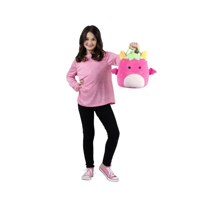 Squishmallows Gwendolyn The Neon Strawberry Bat Halloween Treat Pail 3 Squishmallows Gwendolyn The Neon Strawberry Bat Halloween Treat Pail