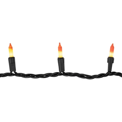 Northlight Candy Corn Mini Halloween Light Set Yellow And Orange 9.5' Black Wire - 50ct 5 Northlight Candy Corn Mini Halloween Light Set Yellow And Orange 9.5' Black Wire - 50ct - Image 3