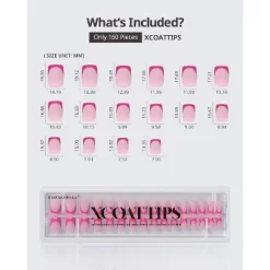 BTArtboxnails XCOATTIP® Press-On Nails - Pink Pastel Collection -Square Nails -150ct 16 BTArtboxnails XCOATTIP® Press-On Nails - Pink Pastel Collection -Square Nails -150ct -Target GUEST b1d021c9 6995 4a6b acf9 2c4a1412b6c2