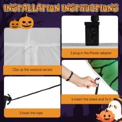 Angel Sar Halloween Inflatable Eyeballs, 2 Pack 3FT Lighted Outdoor Decor, Green LED Eyes For Yard Garden Party Indoor Outdoor Spooky Decoration -Target GUEST b226bee4 7147 49bd 8f0b e0001f3fed68