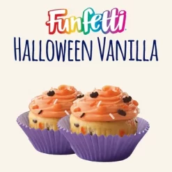 Pillsbury Funfetti Halloween Vanilla Flavored Frosting, 15.6oz