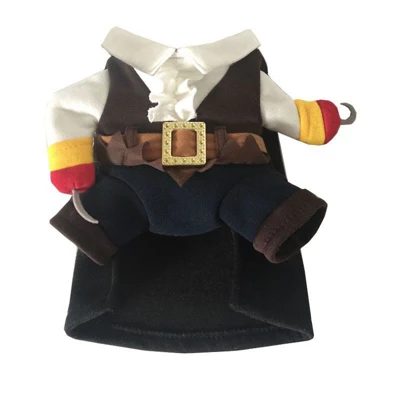 Pet Life 'Captain Snuggles' Pirate Uniform Dog Costume 5 Pet Life 'Captain Snuggles' Pirate Uniform Dog Costume - Image 3
