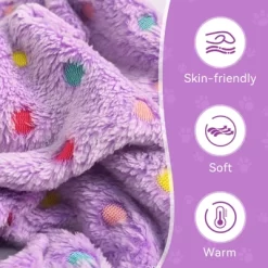 Dog Fuzzy Velvet Pajamas, Dog Winter Clothes For Small Dogs Boy Girl, Pet Jumpsuit, Doggy Apparel, Pink/Gray/Blue/Purple -Target GUEST b45c2b74 51f7 4cdd 924f bc4361c9ec72