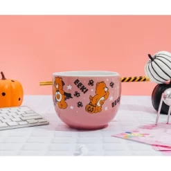 Silver Buffalo Care Bears Trick-or-Sweet Bear 20-Ounce Ceramic Ramen Bowl With Chopsticks -Target GUEST b4626bf4 1694 471a ad86 78d76c094369