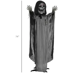 74" Life Size Outdoor Halloween Decorations Skeleton Witch, Animated Prop Animatronic Decor With Sound And Motion Activated, Light Up Eyes And Chest -Target GUEST b4b3ca86 0e0d 4b8f 8837 b65035889484