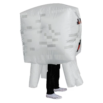 Disguise Minecraft Adult's Ghast Inflatable Halloween Costume Jumpsuit - White - One Size Fits Most 4 Disguise Minecraft Adult's Ghast Inflatable Halloween Costume Jumpsuit - White - One Size Fits Most - Image 2