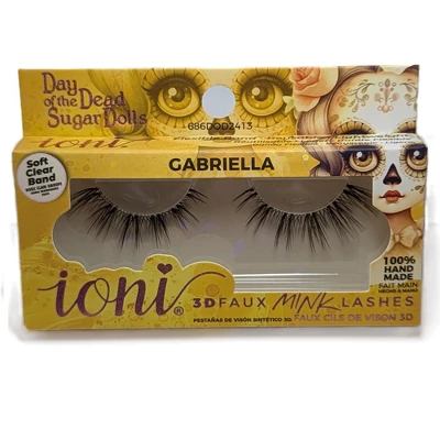 IONI LASH CLEAR BAND WISPY NATURAL MEDIUM FLARE - GABRIELLA(Pack Of 6) 7 IONI LASH CLEAR BAND WISPY NATURAL MEDIUM FLARE - GABRIELLA(Pack Of 6) - Image 5