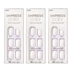 KISS Products ImPRESS Color Press-On Manicure Fake Nails - 3pk/90ct -Target GUEST bbeff9a4 4dd7 4ddc 9fd2 4f217840946c