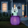 5' Ghost With Cauldron Animated LED Inflatable Up And Down Decoration White - Hyde And EEK! Boutique™ -Target GUEST bc05d0ee 5745 4652 a090 275712d16c13