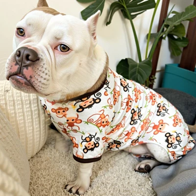 Paaaawaters Dog Jumpsuit Cute Cartoon Animal Print Velvet Puppy Warm Clothes 8 Paaaawaters Dog Jumpsuit Cute Cartoon Animal Print Velvet Puppy Warm Clothes - Image 6