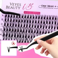 VEYESBEAUTY Lash Clusters UltraVolume Individual Lash Extensions 3D Layered DIY False Eyelash Tray 30D+40D Volume Cluster Lashes For Self Application -Target GUEST be47255d 95e7 4f1f 9b7f e2e5541a5cf0
