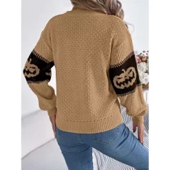 Coolmee Halloween Sweaters For Women Funny Long Sleeve Knitted Pullover Sweater Crew Neck Shirts Fall Outfits -Target GUEST bed4bf10 c5fa 497f 8773 cea70d41e887