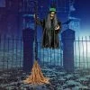 Tangkula Witch With Broomstick Halloween Animatronic Life Size Animated Halloween Prop With Laughing And Screaming Sound LED Lights -Target GUEST c005d409 b4de 4320 ac7f 1291b6536682