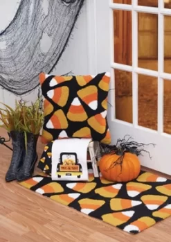 C&F Home Trick Or Treat Candy Corn Truck Halloween Embroidered Cotton Waffle Weave Kitchen Towel -Target GUEST c1a77781 f5b8 4c62 ae0d 52f506761257