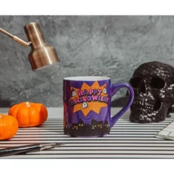 Silver Buffalo Sanrio Hello Kitty "Happy Halloween" Ceramic Glitter Mug | Holds 14 Ounces -Target GUEST c2313653 7a4d 470f a0ba 7ab3d56f27d5