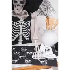 C&F Home Skeleton Bones Halloween Cotton Kitchen Apron Baking Cooking -Target GUEST c26b0b4d b954 4390 a387 3437c2d3c885