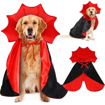 Halloween Pet Cape Costume - Vampire Cloak, Wizard Outfit, Witch Cosplay Apparel, Party Costumes For Small Medium Dogs 9 Halloween Pet Cape Costume - Vampire Cloak, Wizard Outfit, Witch Cosplay Apparel, Party Costumes For Small Medium Dogs - Image 7