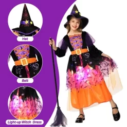 Garvee Glow Witch Dress With Hat--Witch Costume(Orange,M) -Target GUEST c436cee4 426a 4f83 897e c48b5eaacc69