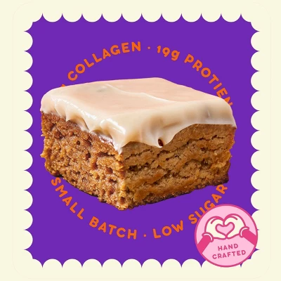 Prime Bites Glazed Pumpkin Spice Protein Brownie - 19g Protein - 2.29oz 5 Prime Bites Glazed Pumpkin Spice Protein Brownie - 19g Protein - 2.29oz - Image 3